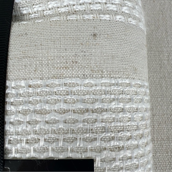 Ralph Lauren Dinner Napkins Cream and White Clemens Linen 20" x 20" Set of 6 NEW - Picture 7 of 7